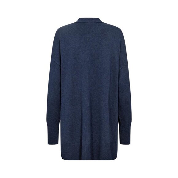 NWT SOYA CONCEPT DOLLIE 739 Navy Blue Iris Mid Length Button Down Cardigan - Picture 2 of 2